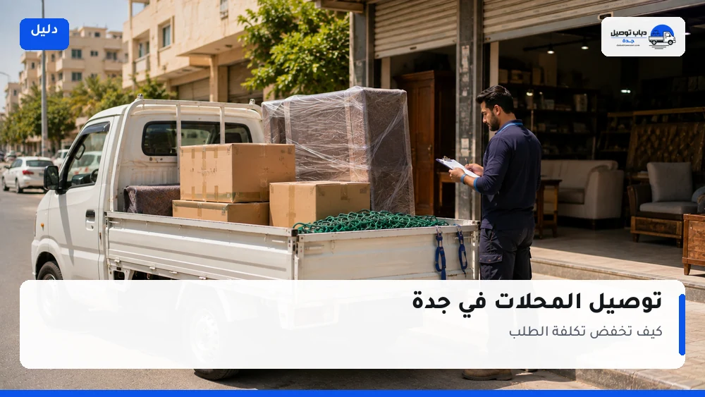 توصيل المحلات في جدة: كيف تخفض تكلفة الطلب
