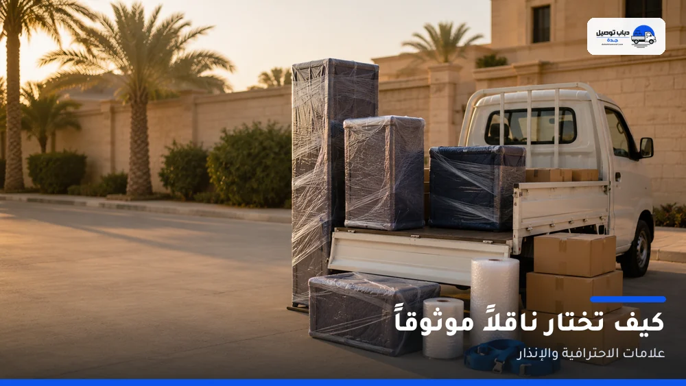 كيف تختار ناقلاً موثوقاً في جدة